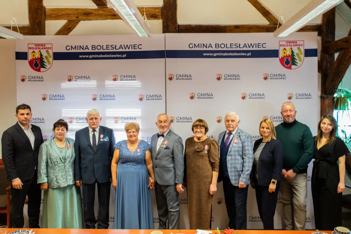 Uroczystość wręczenia medali