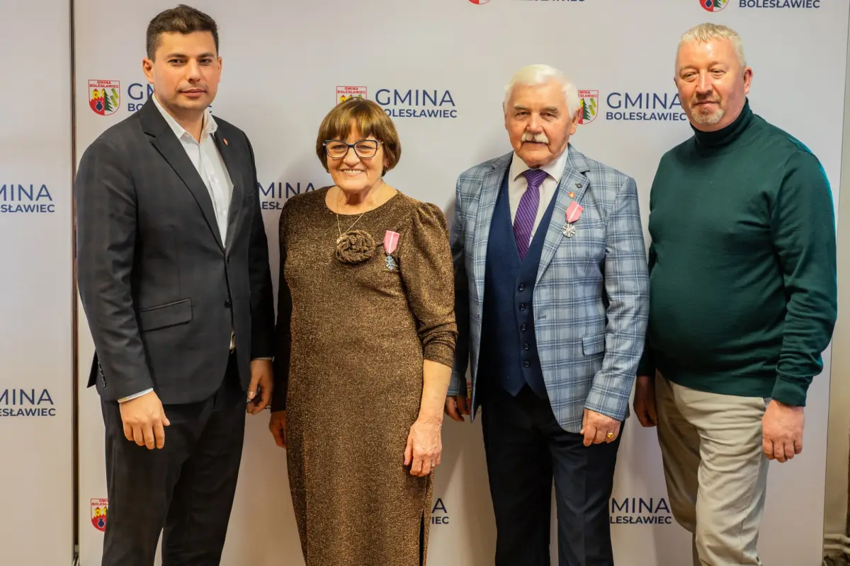 Uroczystość wręczenia medali