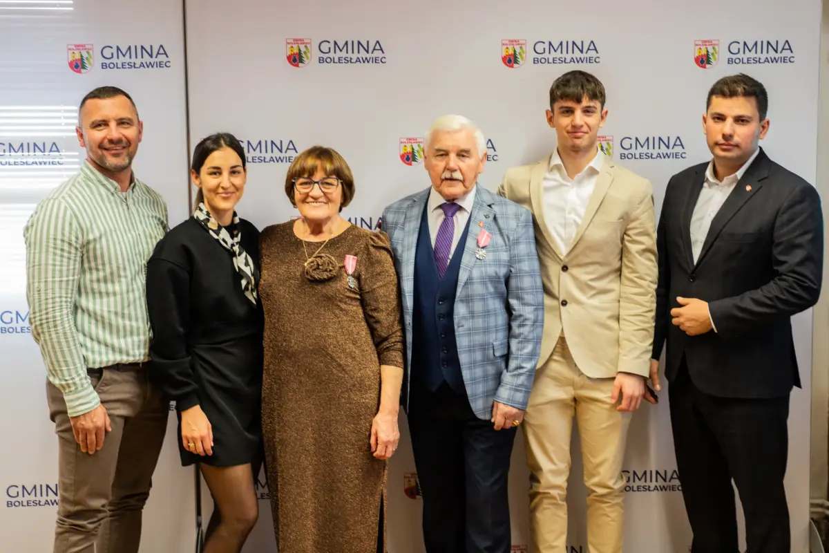 Uroczystość wręczenia medali
