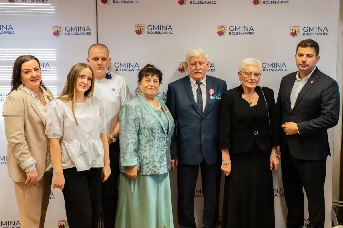 Uroczystość wręczenia medali