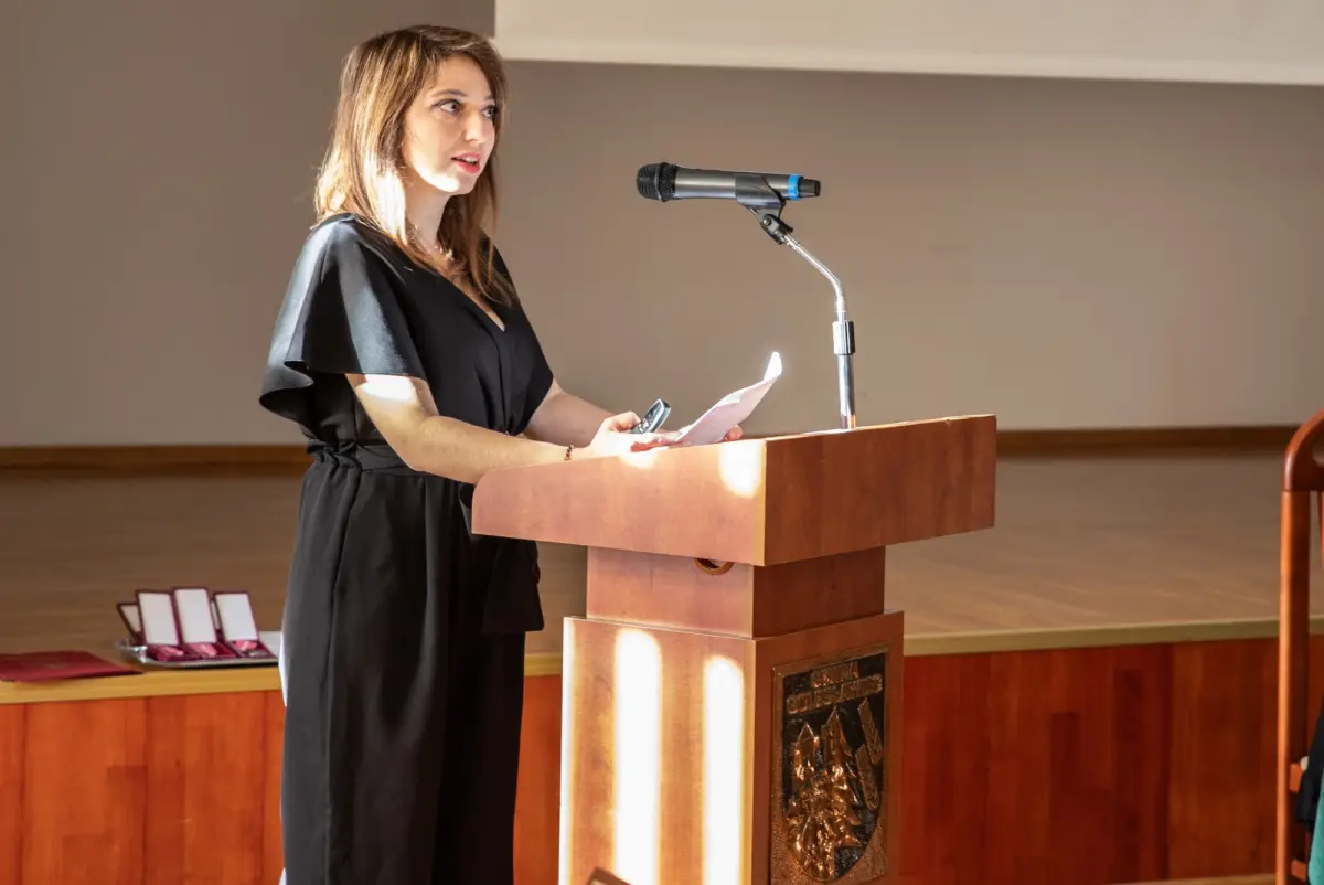Uroczystość wręczenia medali