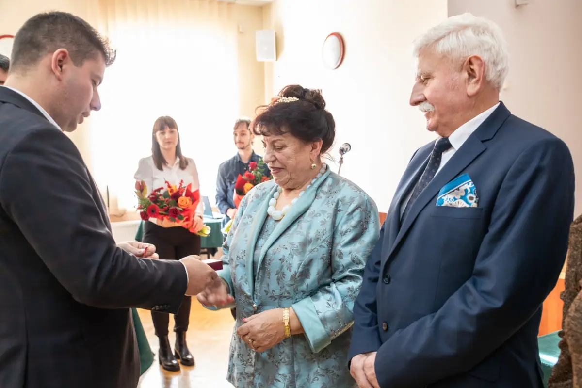 Uroczystość wręczenia medali