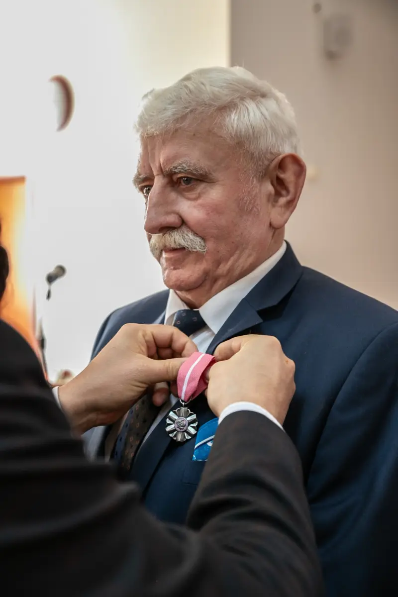 Uroczystość wręczenia medali