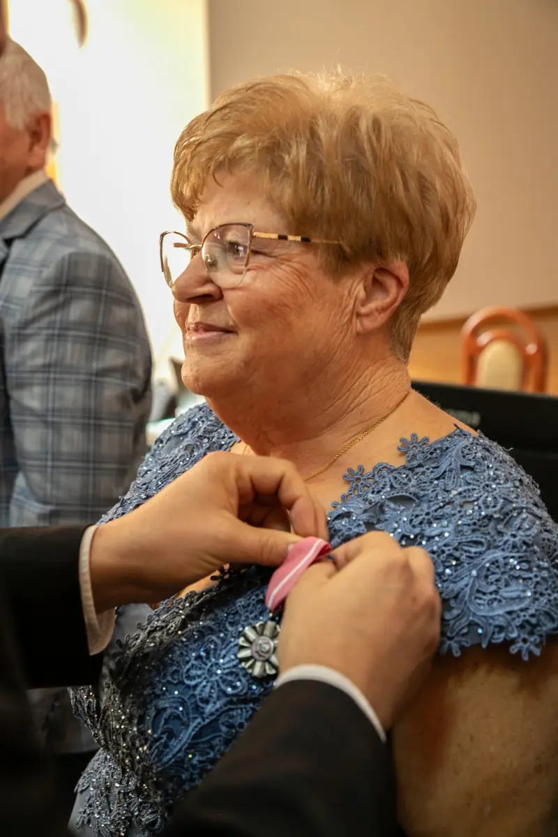 Uroczystość wręczenia medali