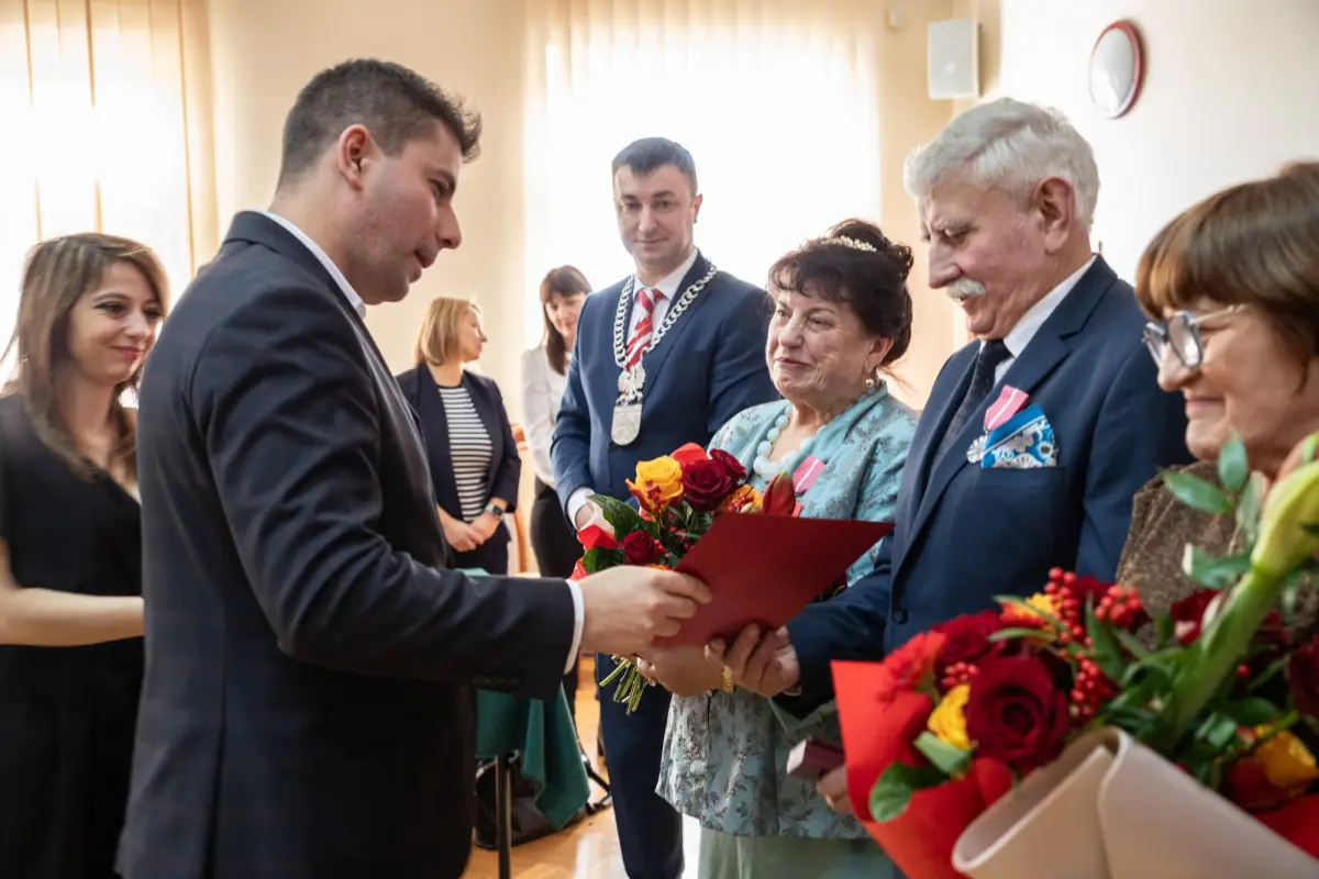 Uroczystość wręczenia medali