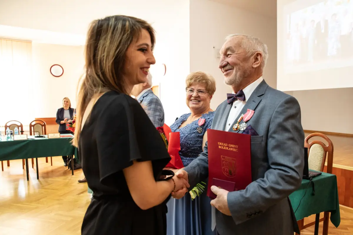 Uroczystość wręczenia medali