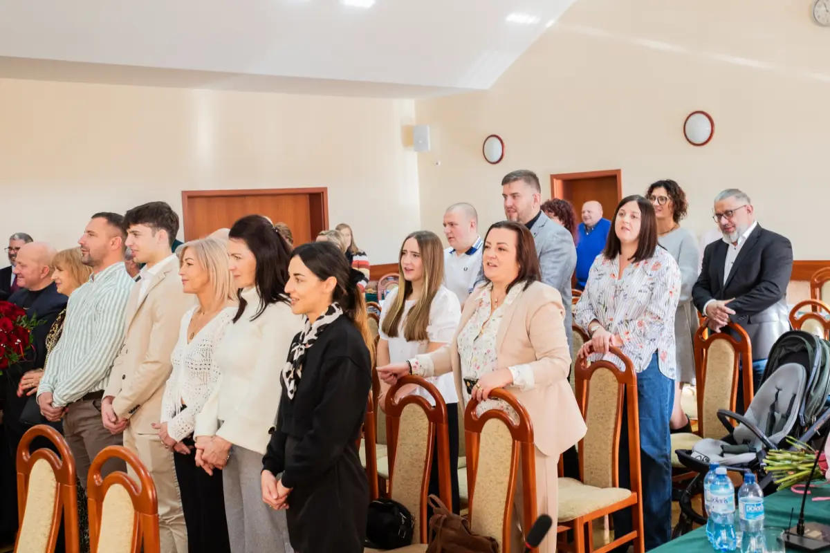 Uroczystość wręczenia medali