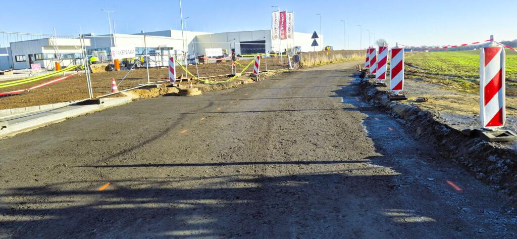 Odbiór prac na strefie w Wykrotach