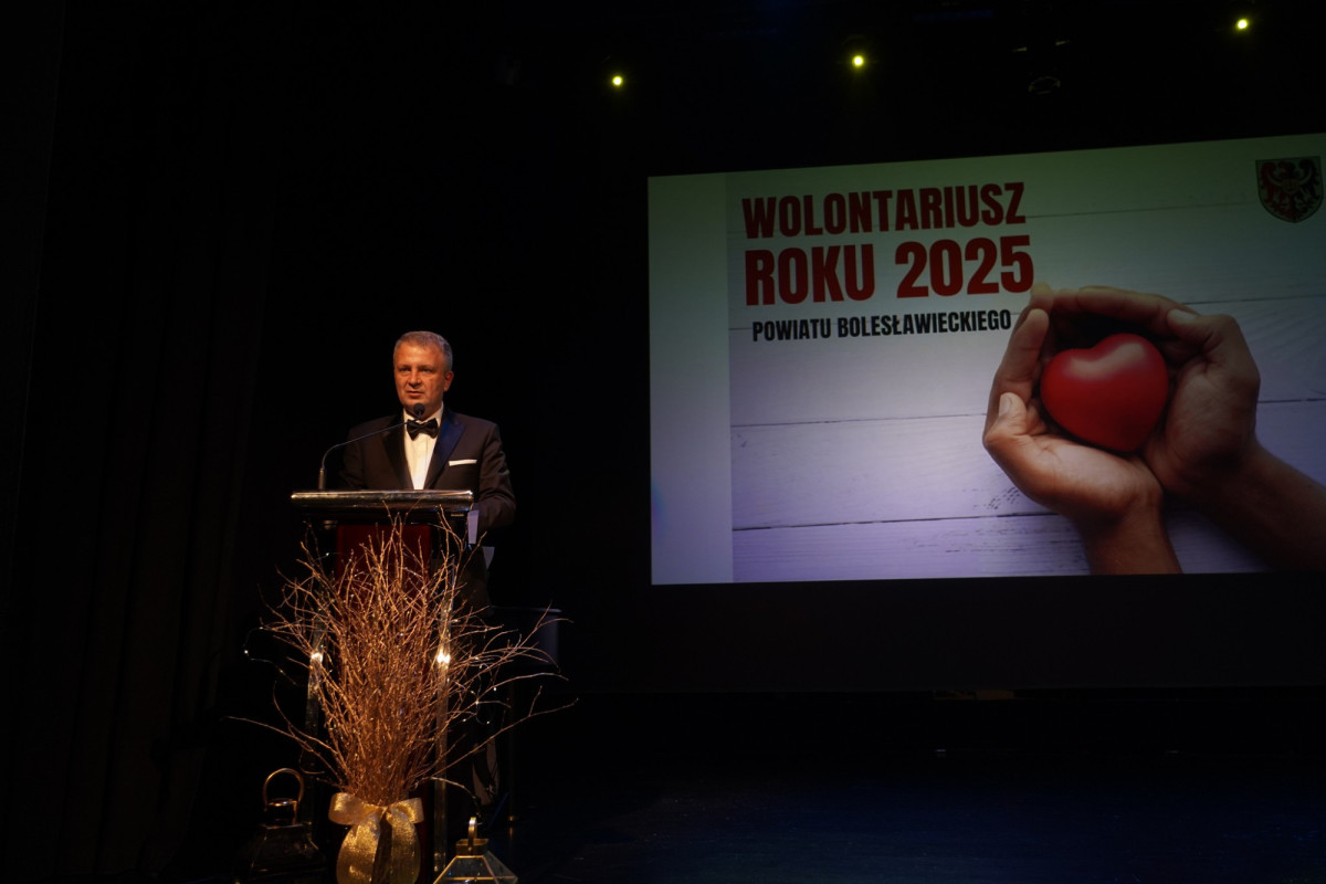 Gala Wolontariusz Roku 2025 Powiatu Bolesławieckiego