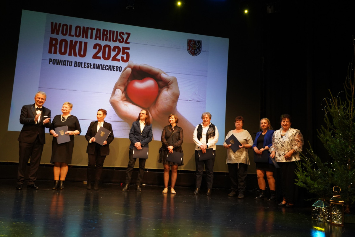 Gala Wolontariusz Roku 2025 Powiatu Bolesławieckiego