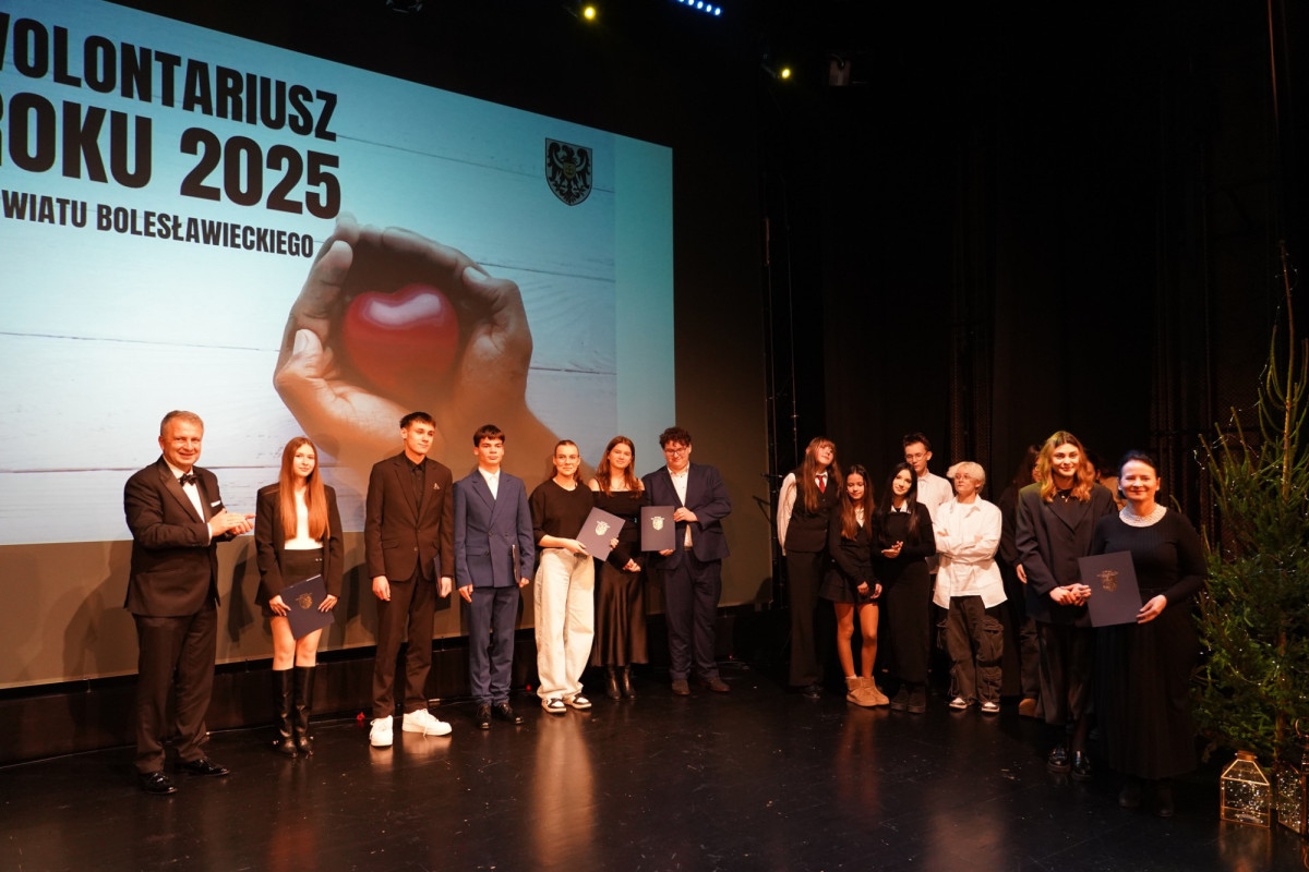 Gala Wolontariusz Roku 2025 Powiatu Bolesławieckiego