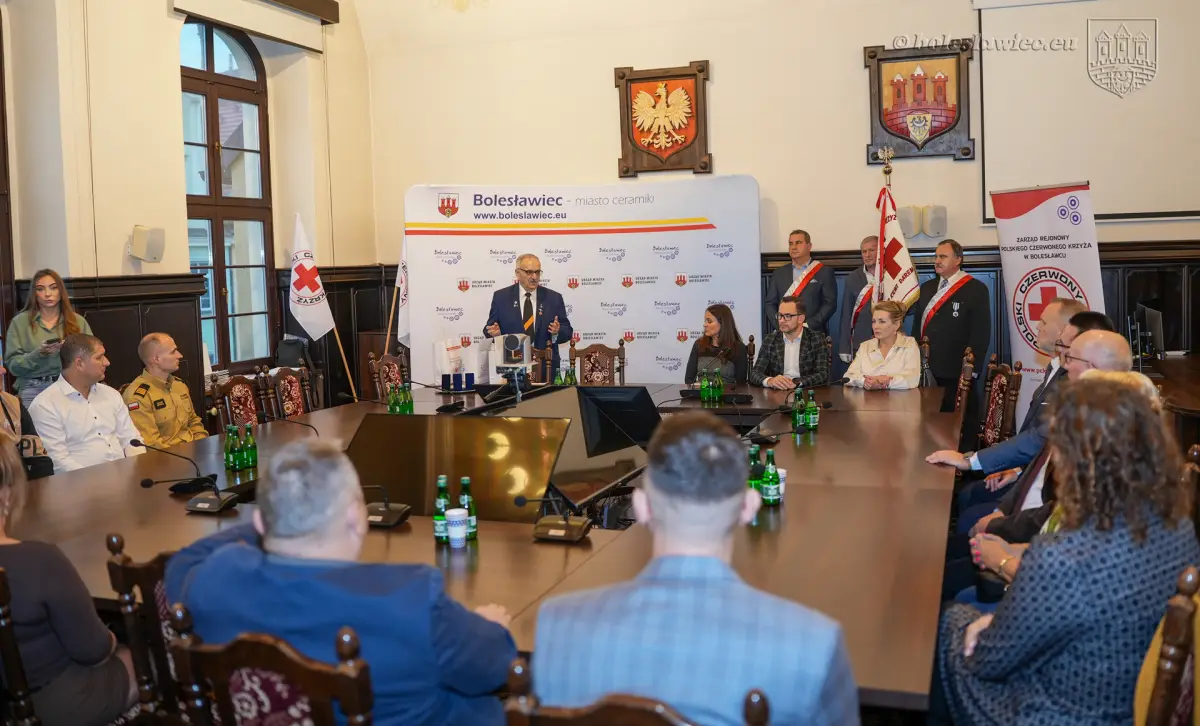 Uroczystość w Sali Rajców w Bolesławcu