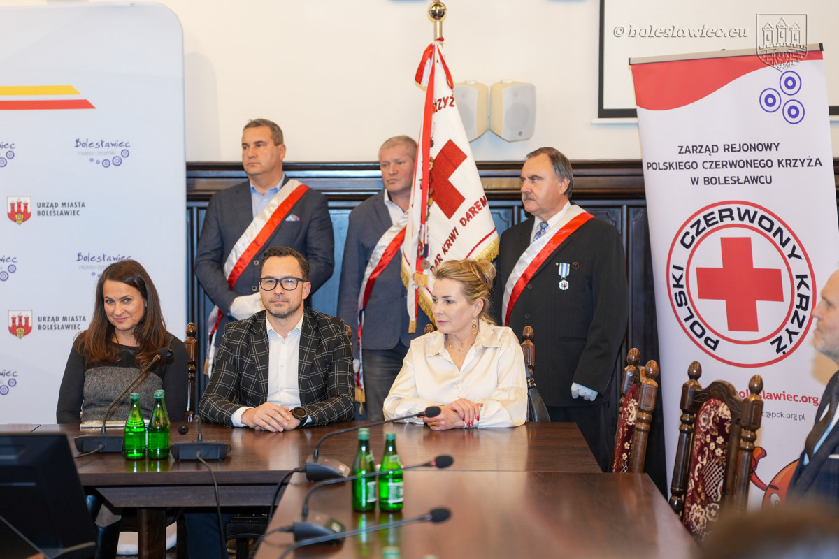 Uroczystość w Sali Rajców w Bolesławcu