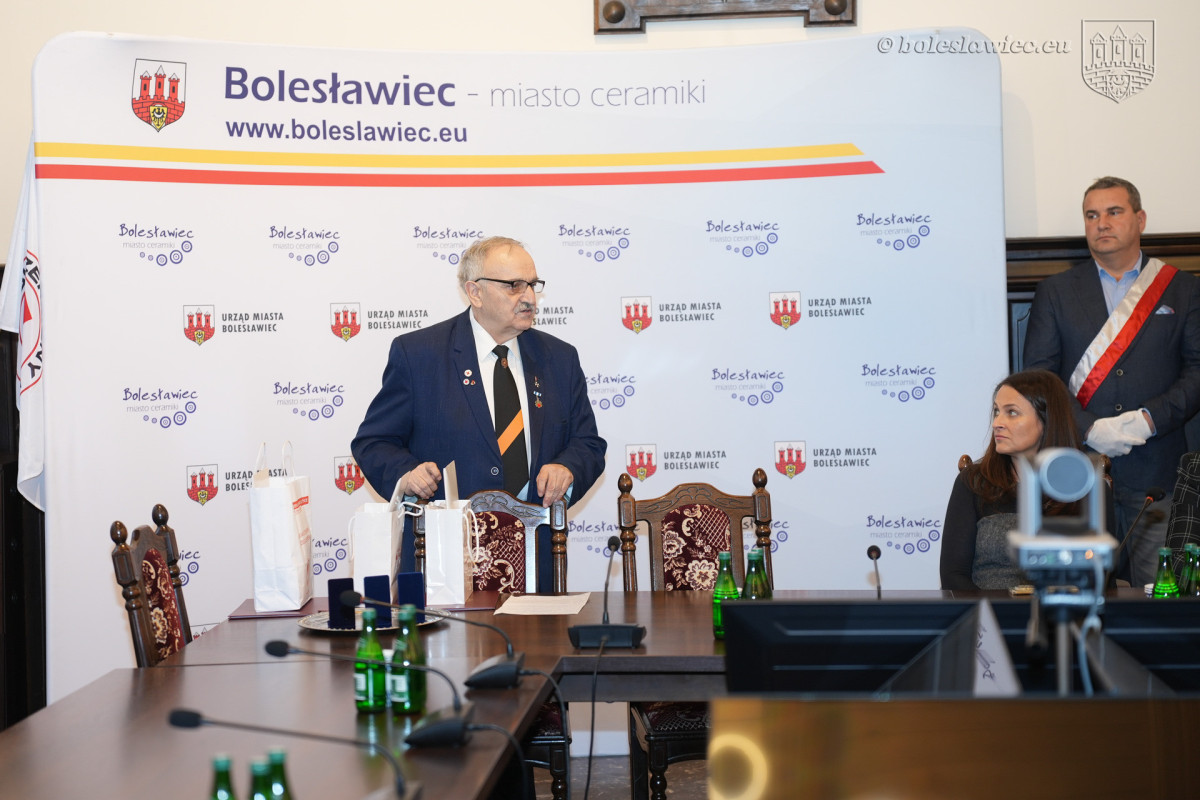 Uroczystość w Sali Rajców w Bolesławcu