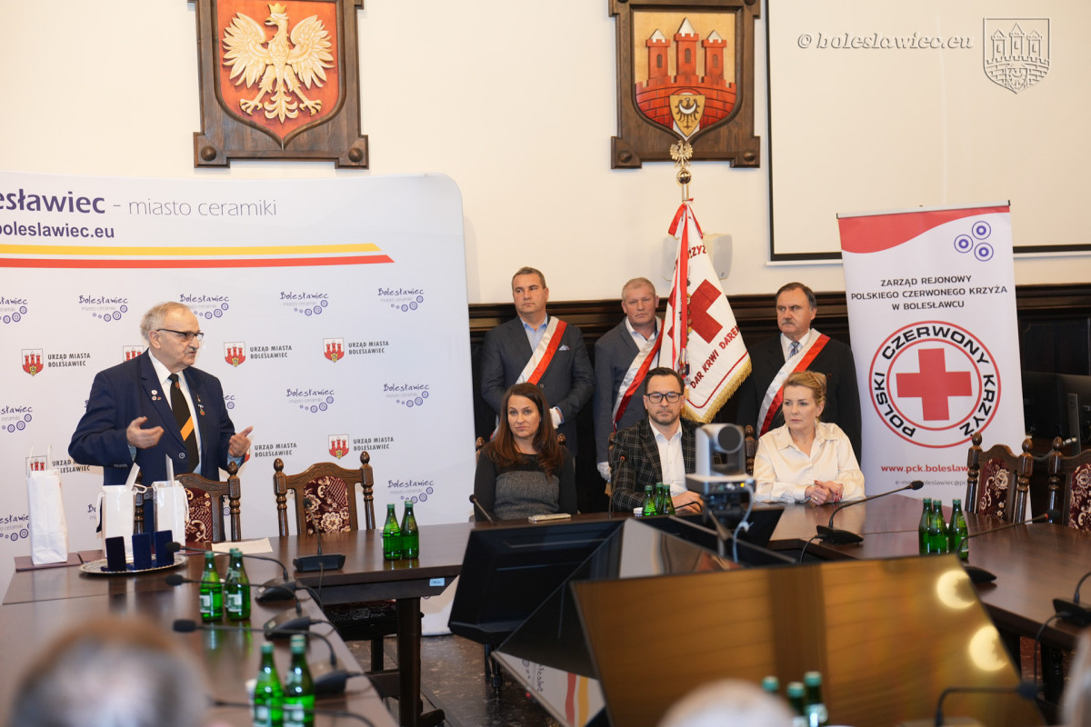 Uroczystość w Sali Rajców w Bolesławcu