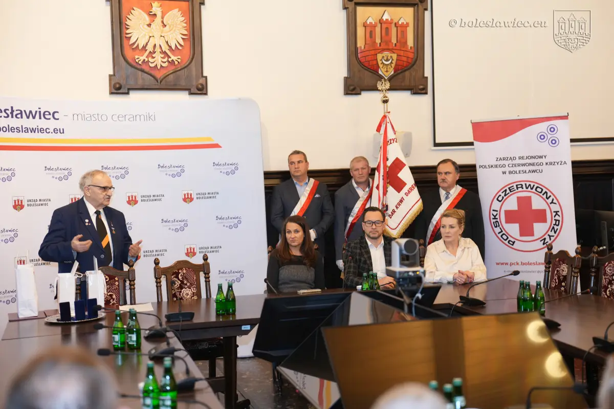 Uroczystość w Sali Rajców w Bolesławcu