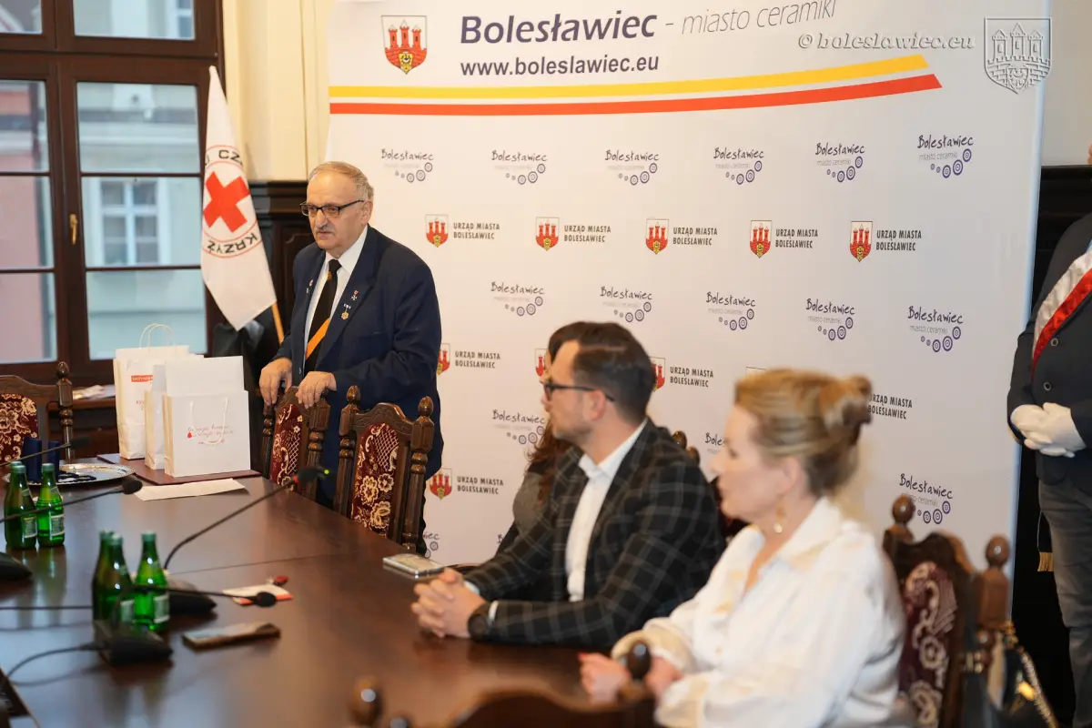 Uroczystość w Sali Rajców w Bolesławcu