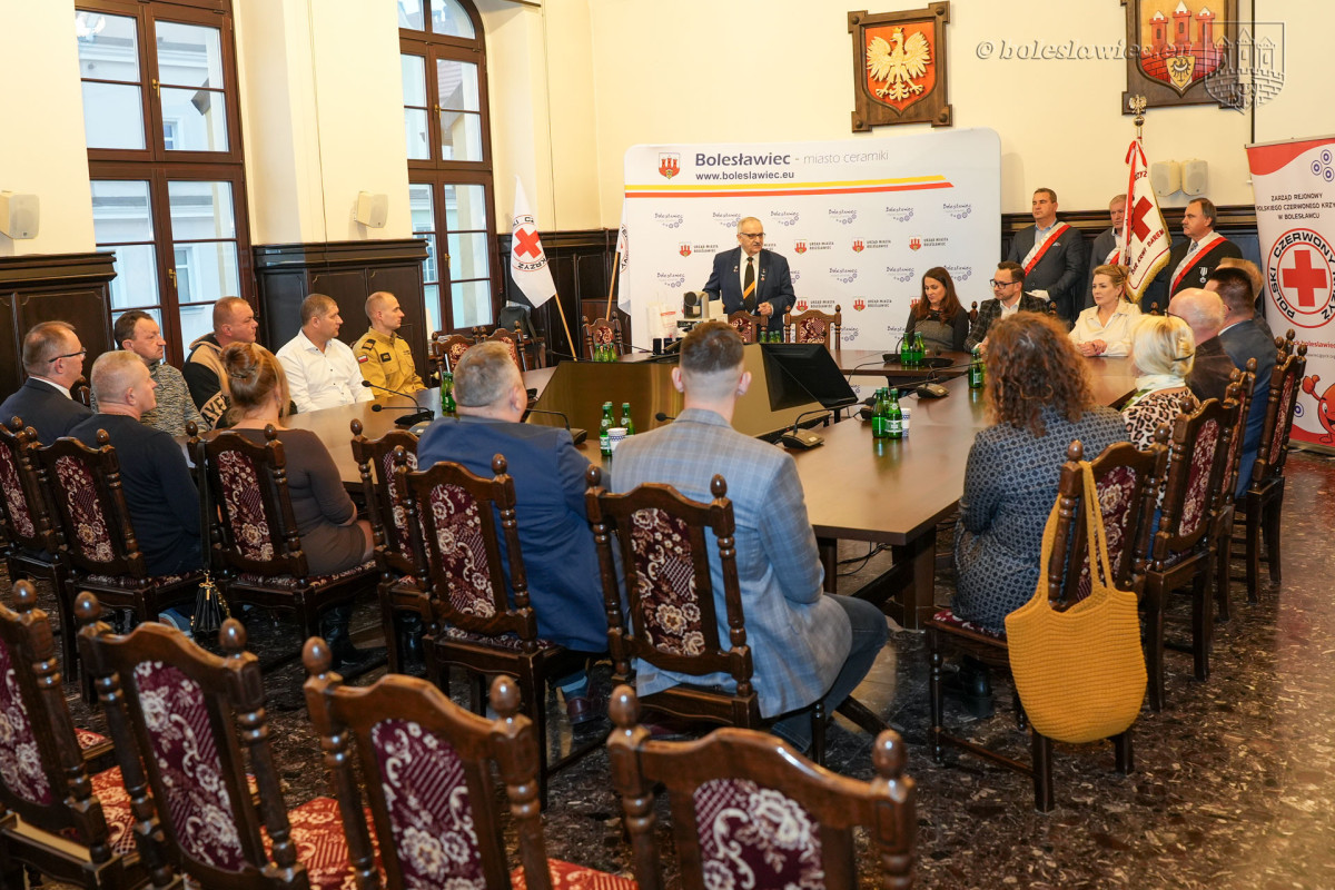 Uroczystość w Sali Rajców w Bolesławcu