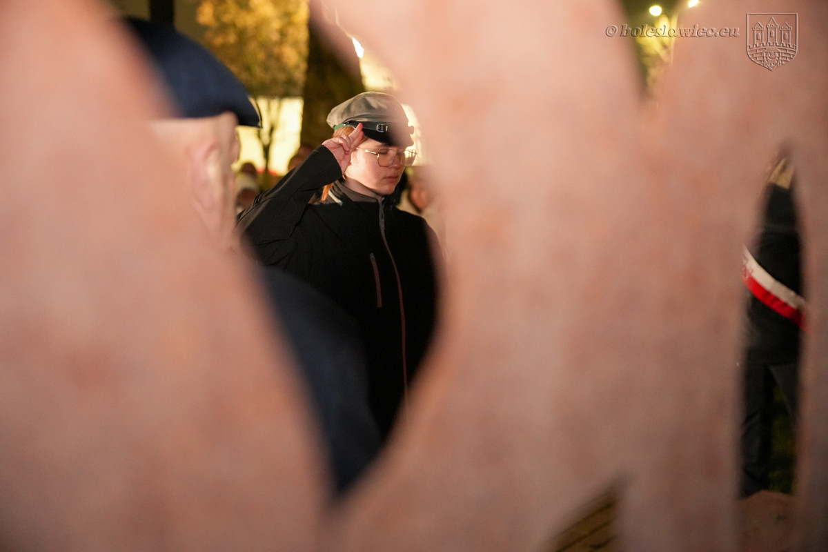 Uroczystość na pl. Wolności