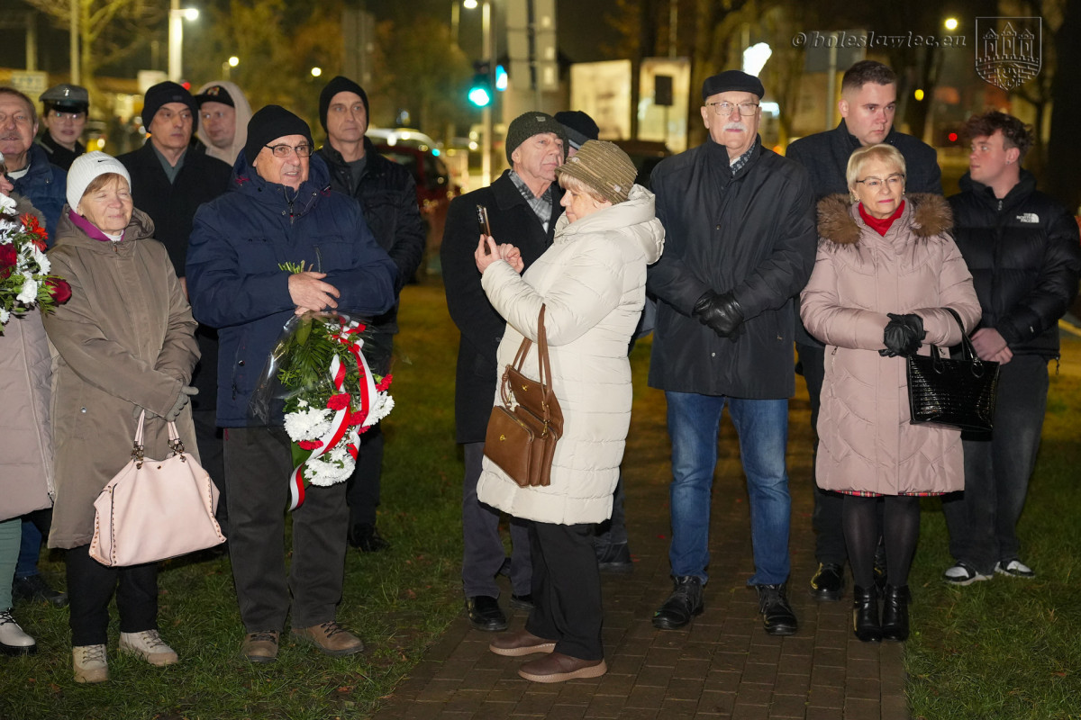 Uroczystość na pl. Wolności