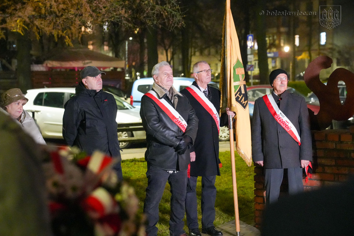 Uroczystość na pl. Wolności