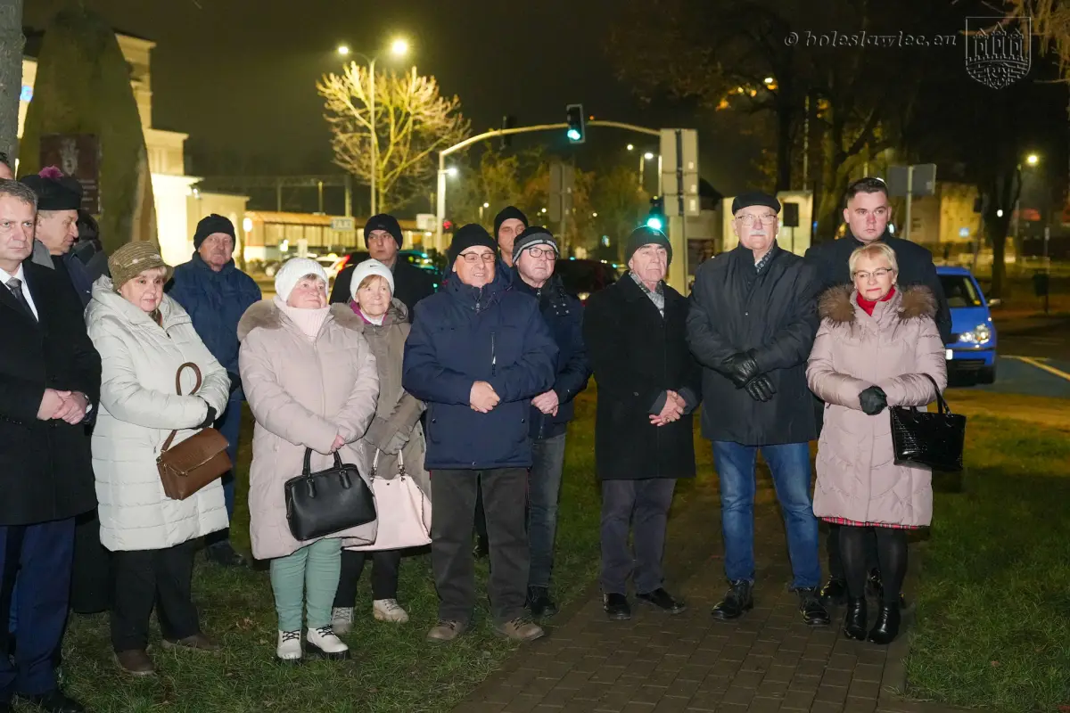 Uroczystość na pl. Wolności