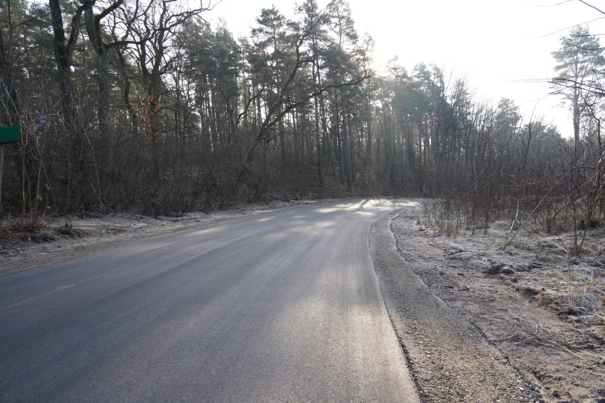 Odbiór przebudowanej drogi powiatowej w kierunku miejscowości Łozy