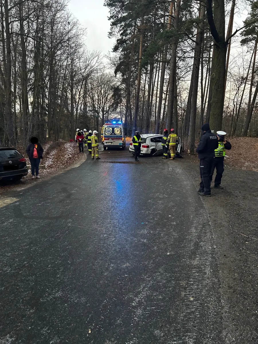 Wypadek w miejscowości Czaple