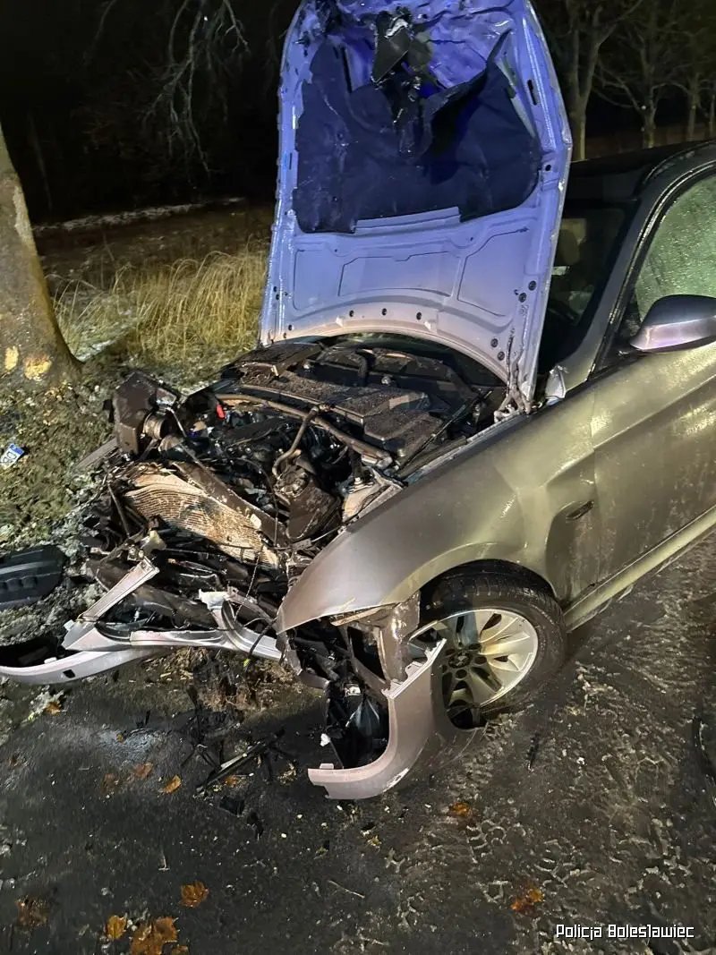 Auto po zdarzeniu drogowym