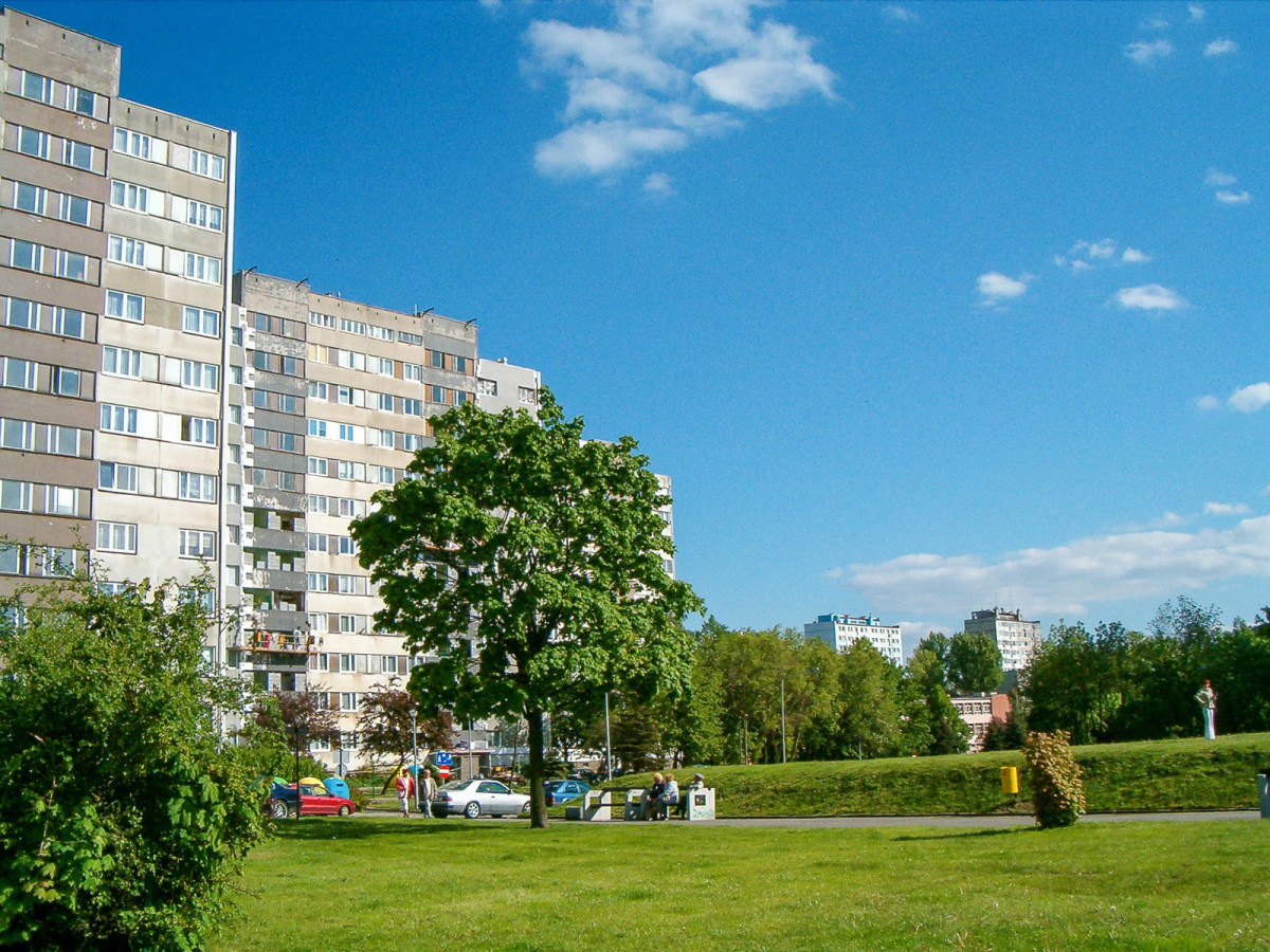 Plac Popiełuszki przed zabudowaniem