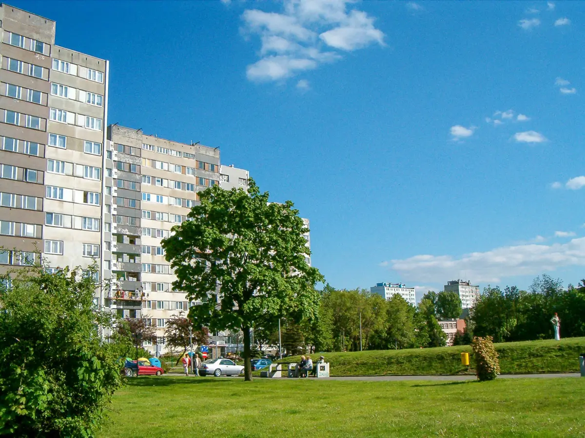 Plac Popiełuszki przed zabudowaniem