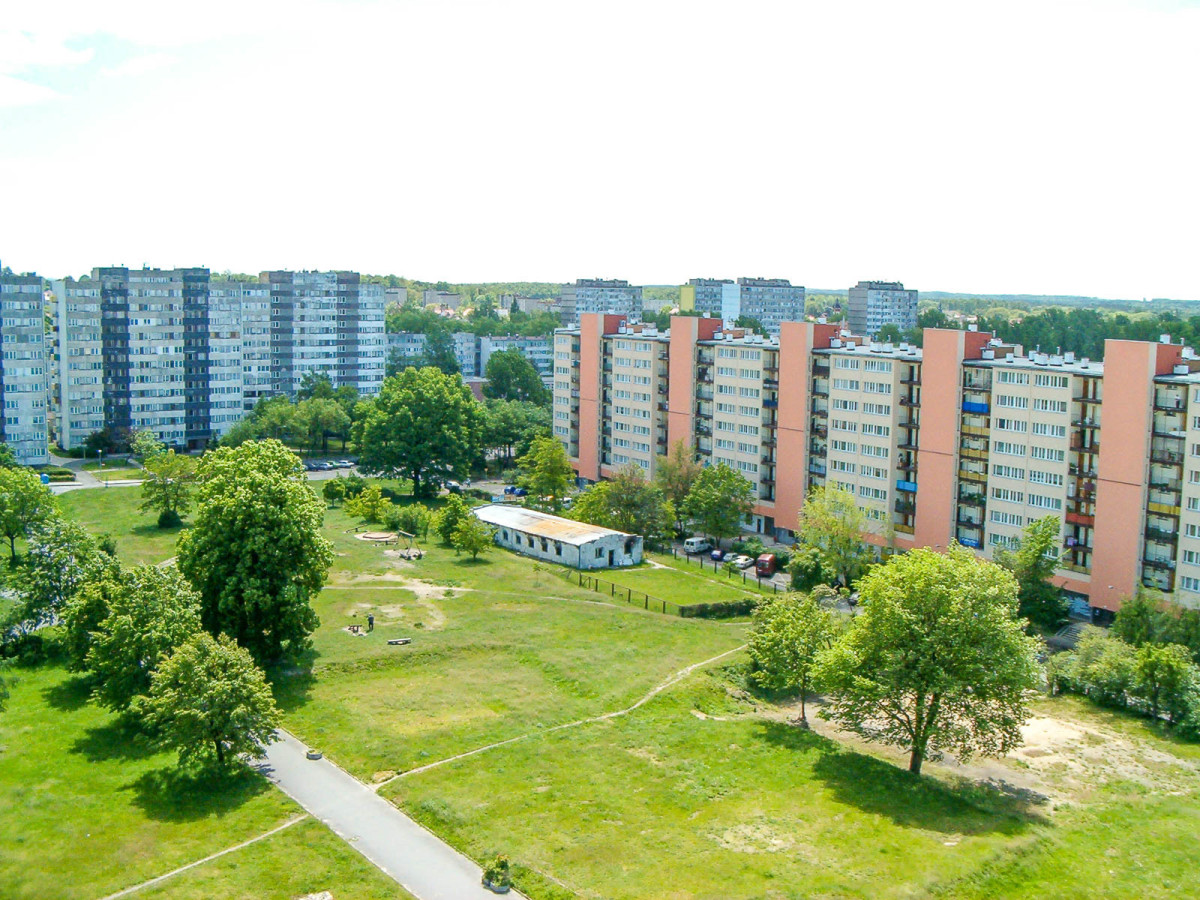 Plac Popiełuszki przed zabudowaniem