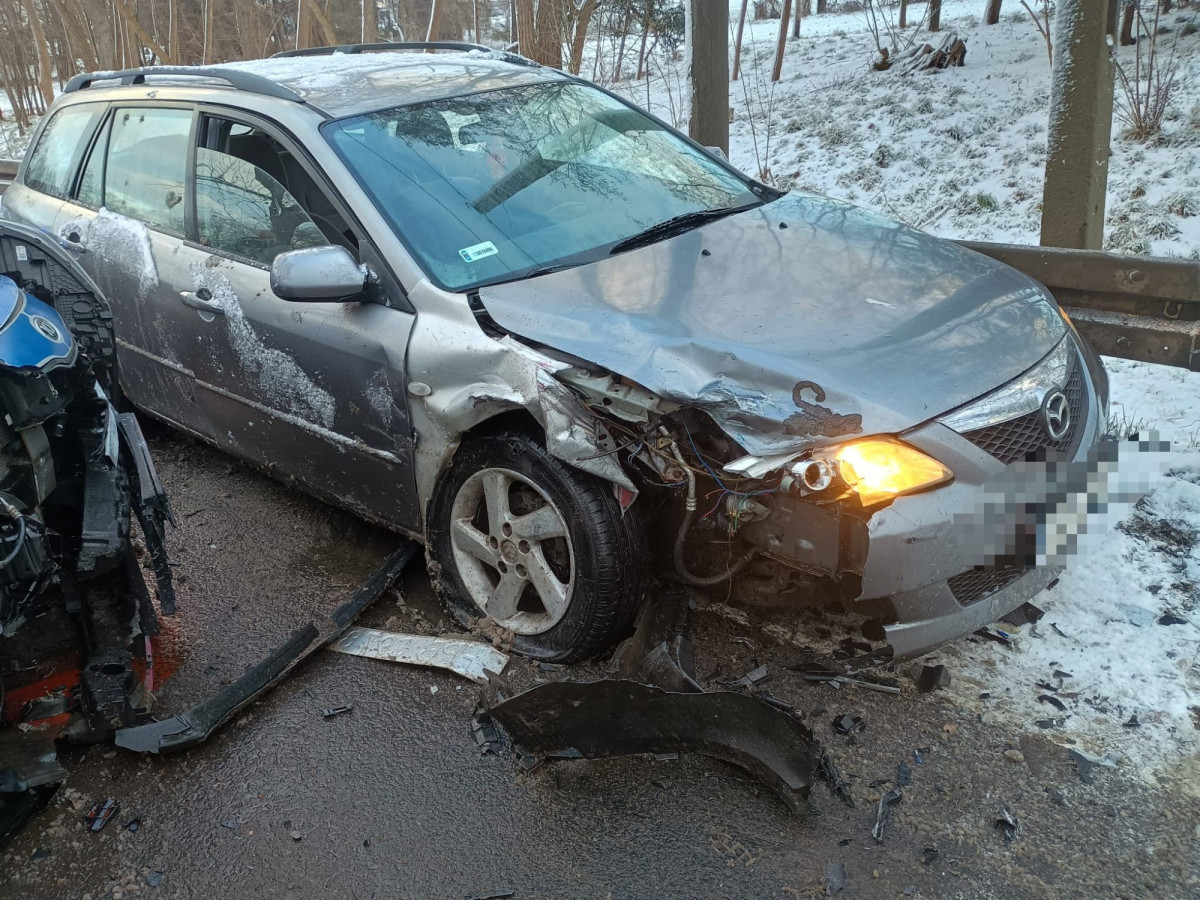 Kolizja z radiowozem