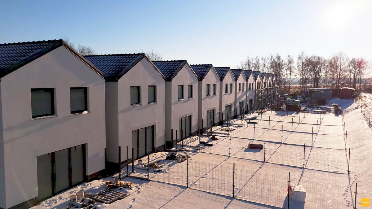 Nowoczesne domy na Koziej Górce w Bolesławcu