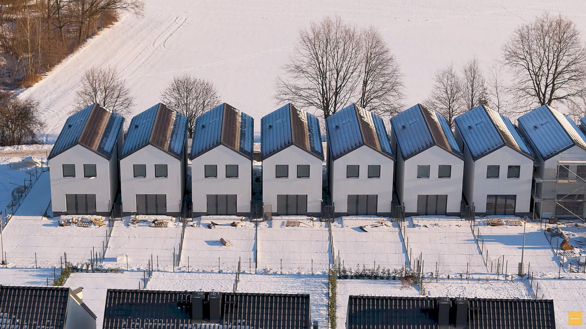 Nowoczesne domy na Koziej Górce w Bolesławcu
