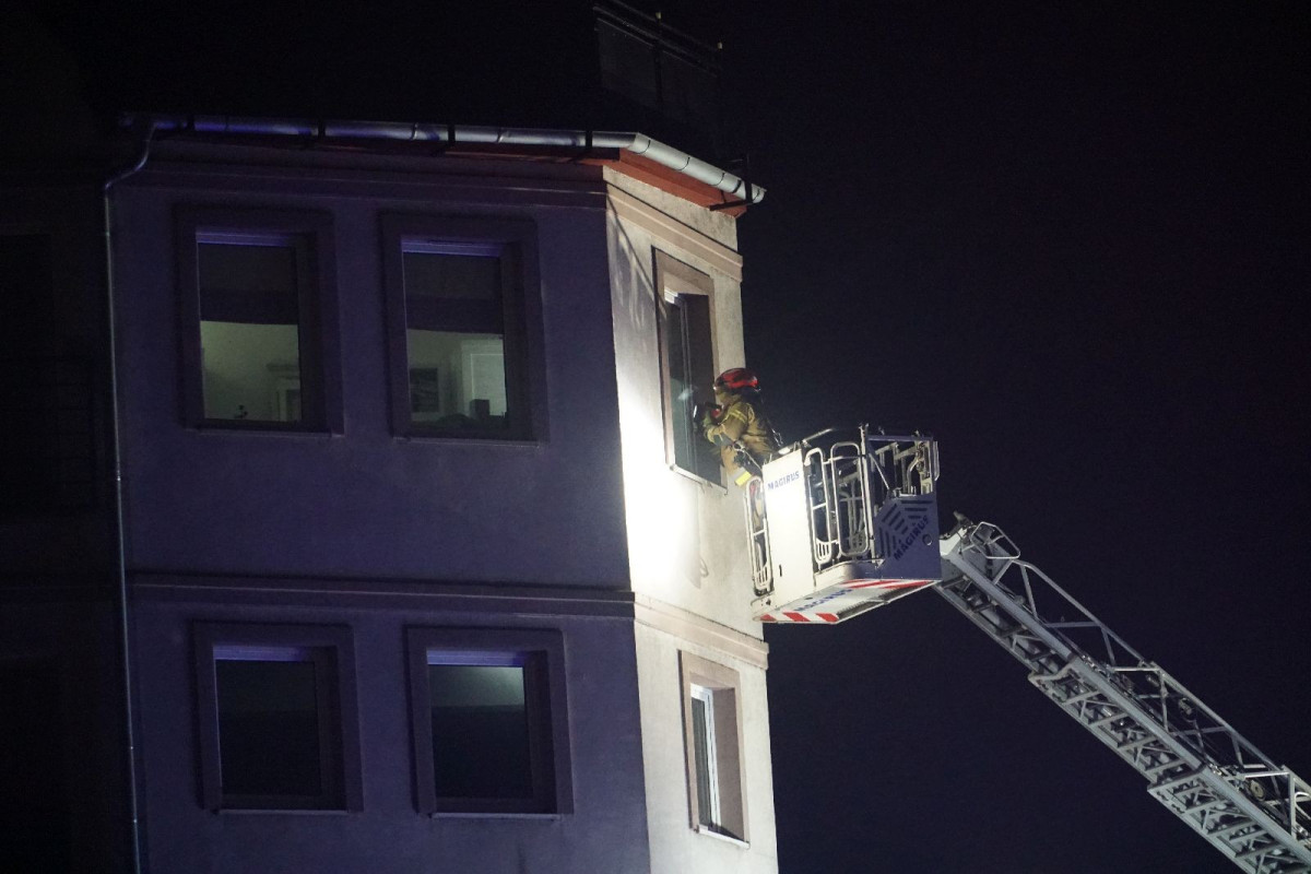 Pożar przy Garncarskiej