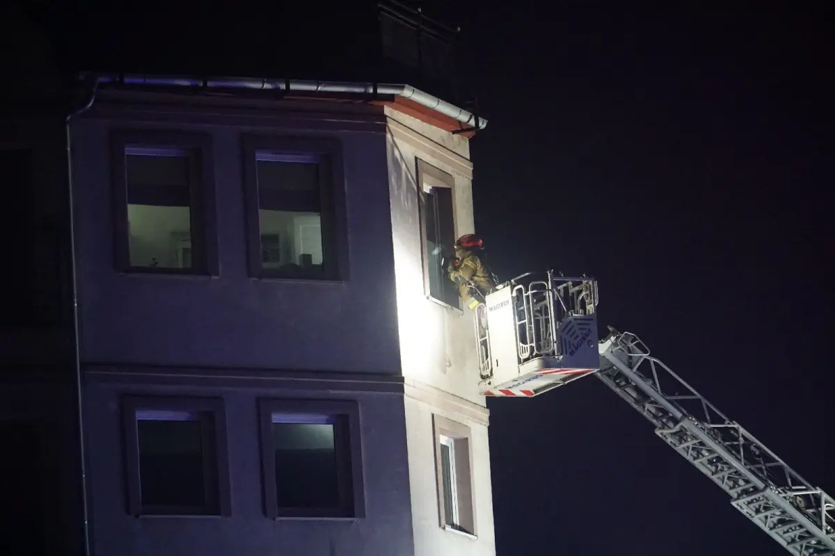 Pożar przy Garncarskiej