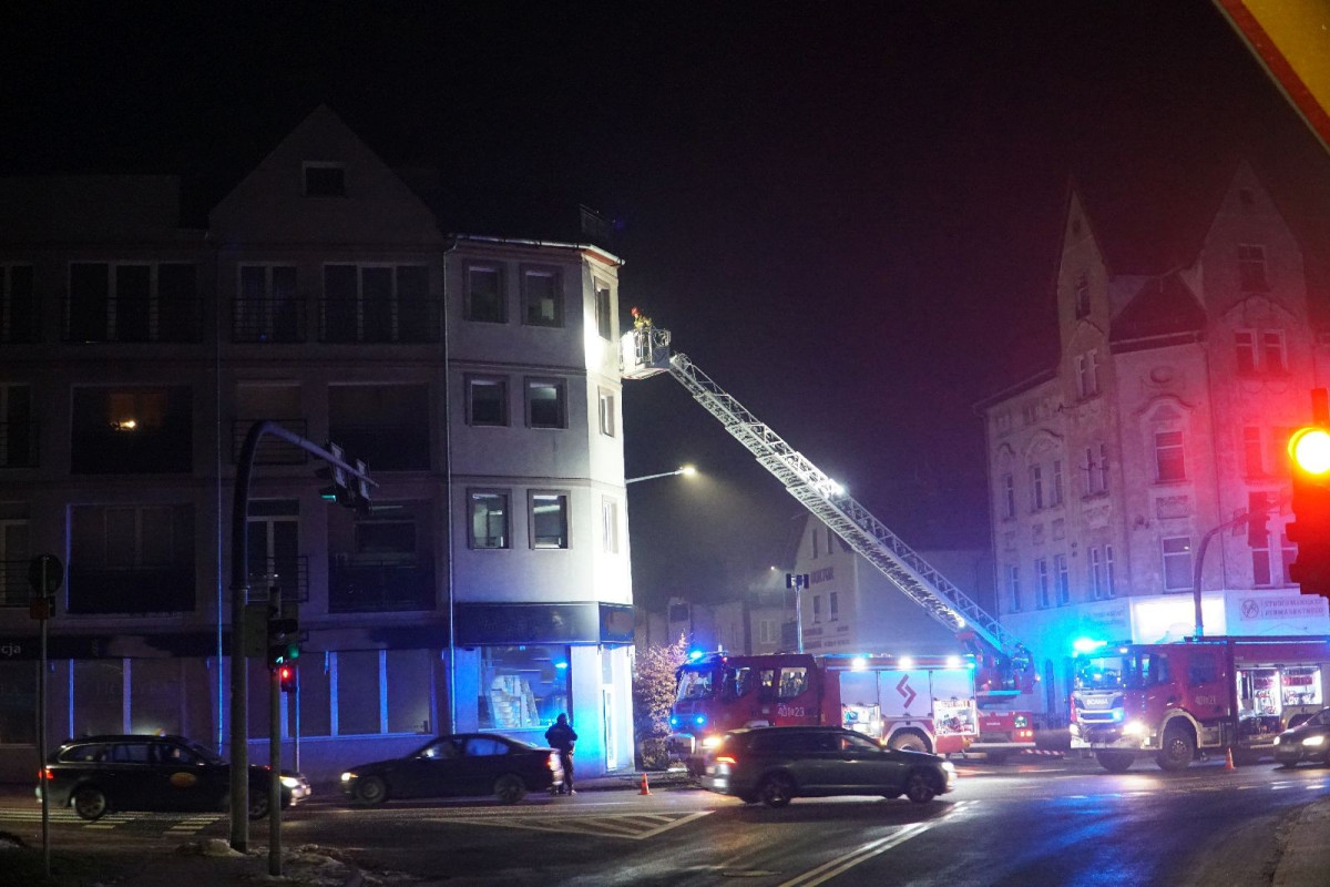 Pożar przy Garncarskiej