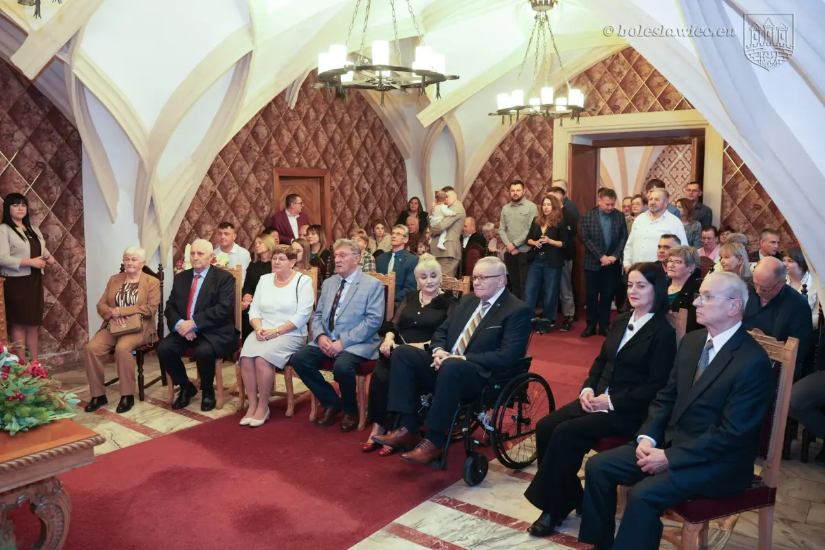 Uroczystość w Pałacu Ślubów