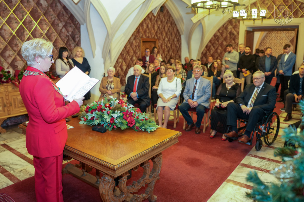 Uroczystość w Pałacu Ślubów