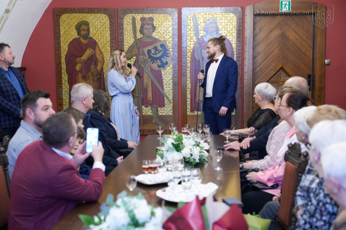 Uroczystość w Pałacu Ślubów