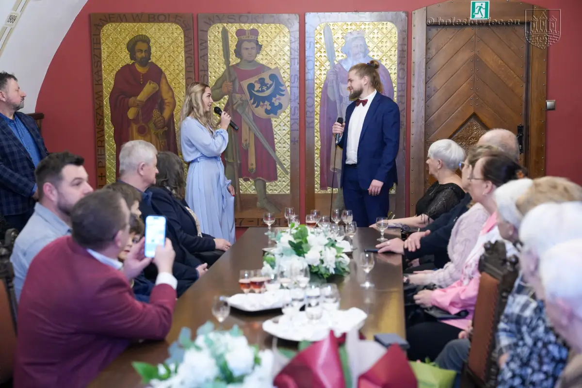 Uroczystość w Pałacu Ślubów