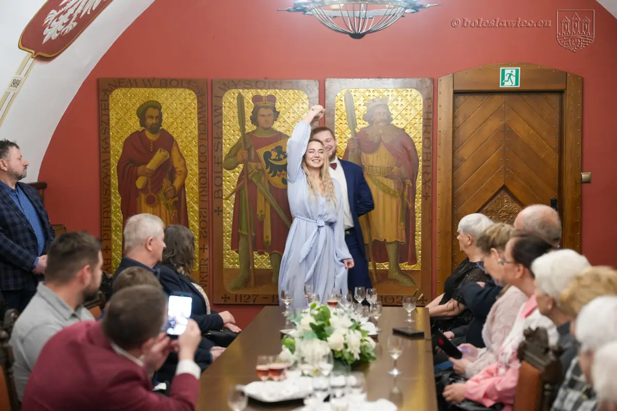 Uroczystość w Pałacu Ślubów