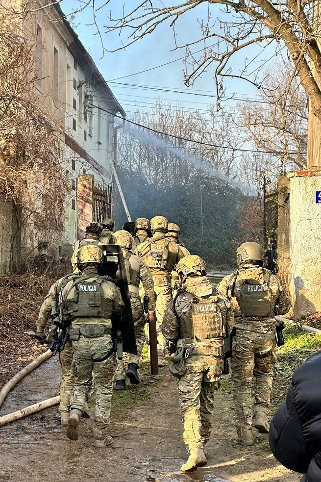 Akcja służb w Skale