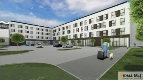 Nowe centrum handlowo-usługowe do wynajmu w Bolesławcu. Inwestycja przy Hotelu Ibis Styles