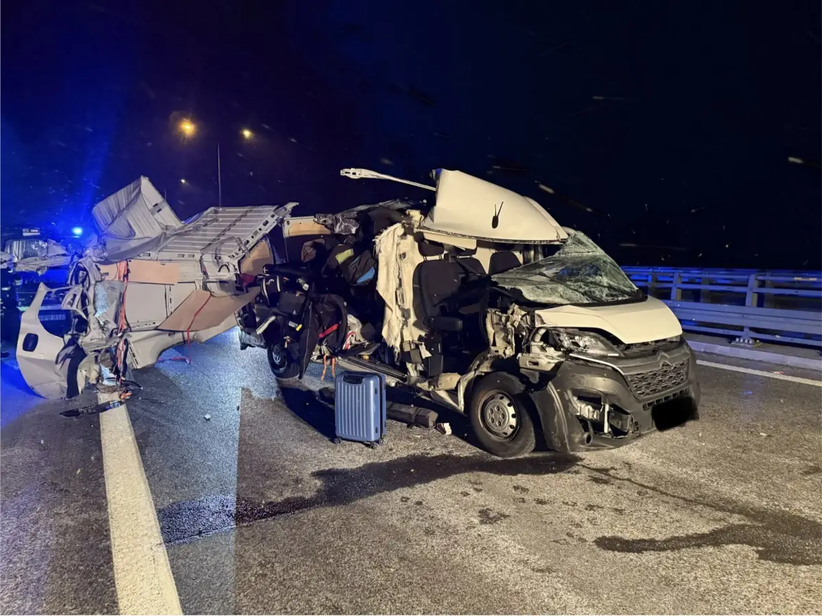Nocny wypadek na A4