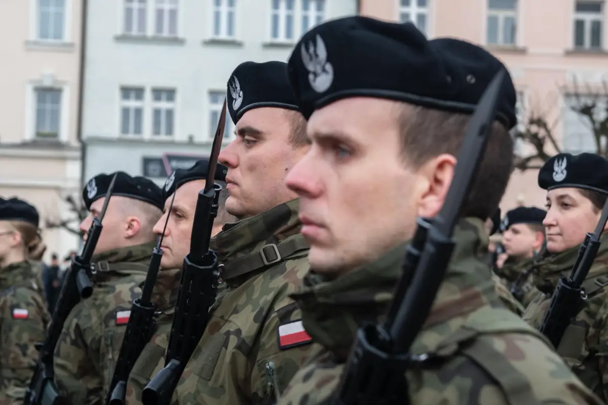 Military Oath in Bolesławiec Market Square