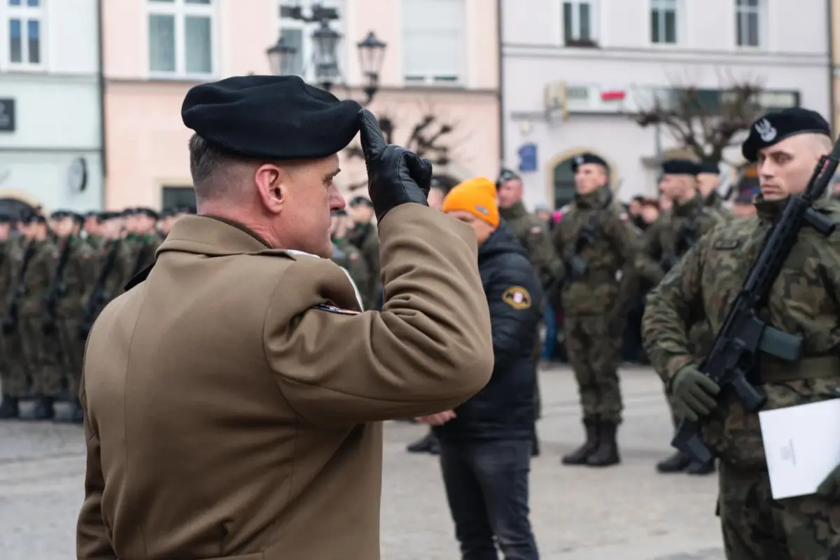 Військова присяга на Ринку в Bolesławcu