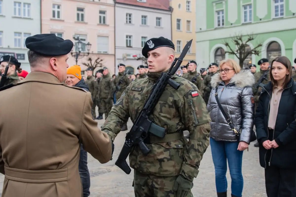 Military Oath in Bolesławiec Market Square
