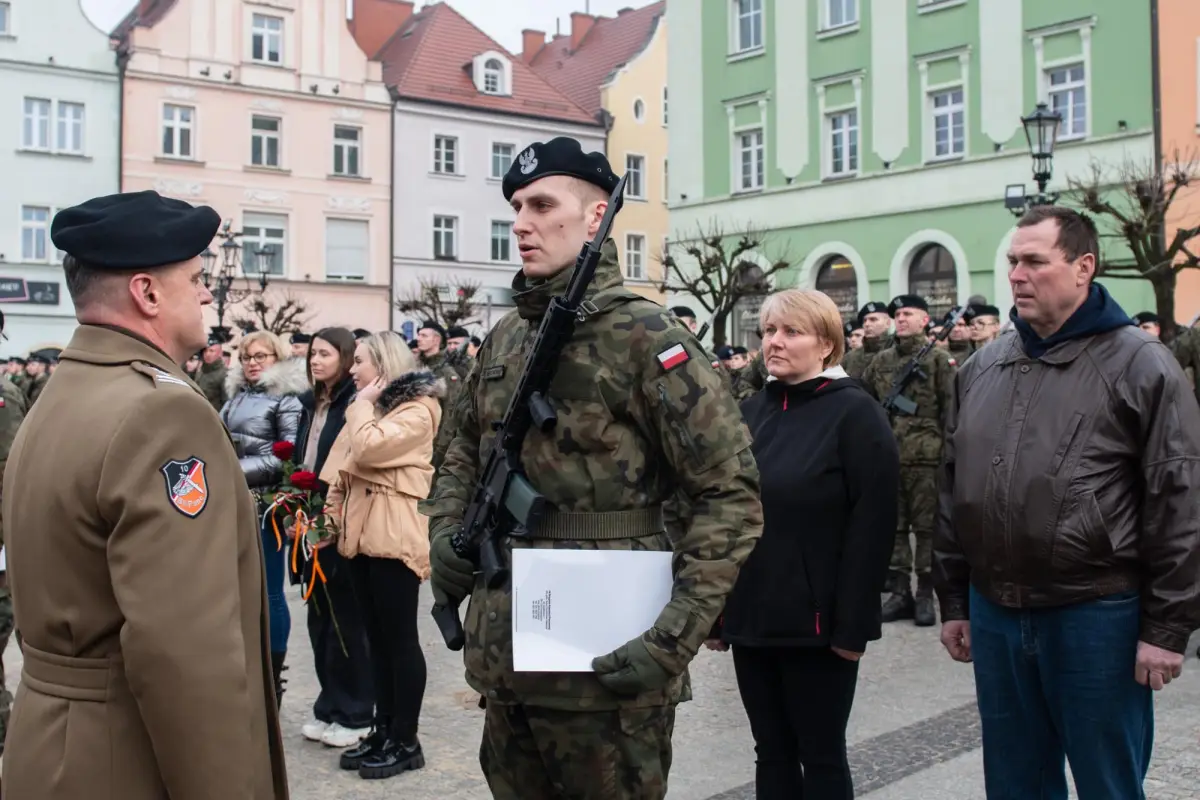 Військова присяга на Ринку в Bolesławcu